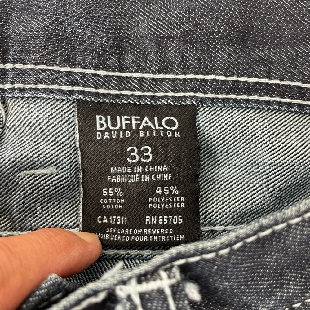 Buffalo David Straight Driven Basic Blue Denim Si… - image 5
